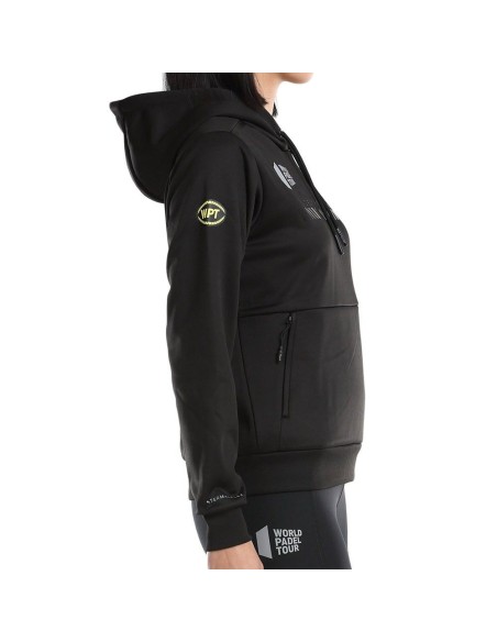 Sudadera Bullpadel Esten Negro | Ofertas de pádel